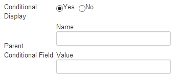 Conditionnal field