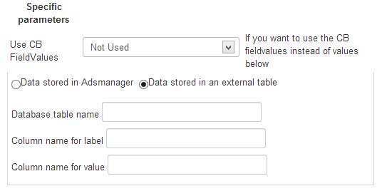Dropbox field database list