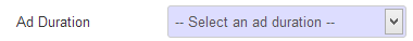 Ad duration